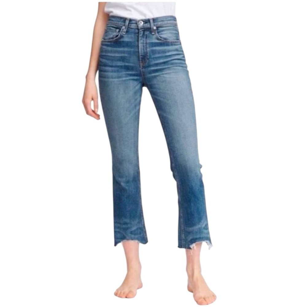 rag & bone Blue Cropped Jeans